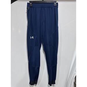 Under Armour Pants Womens Small Blue Loose Fit Joggers Athletic Workout Training